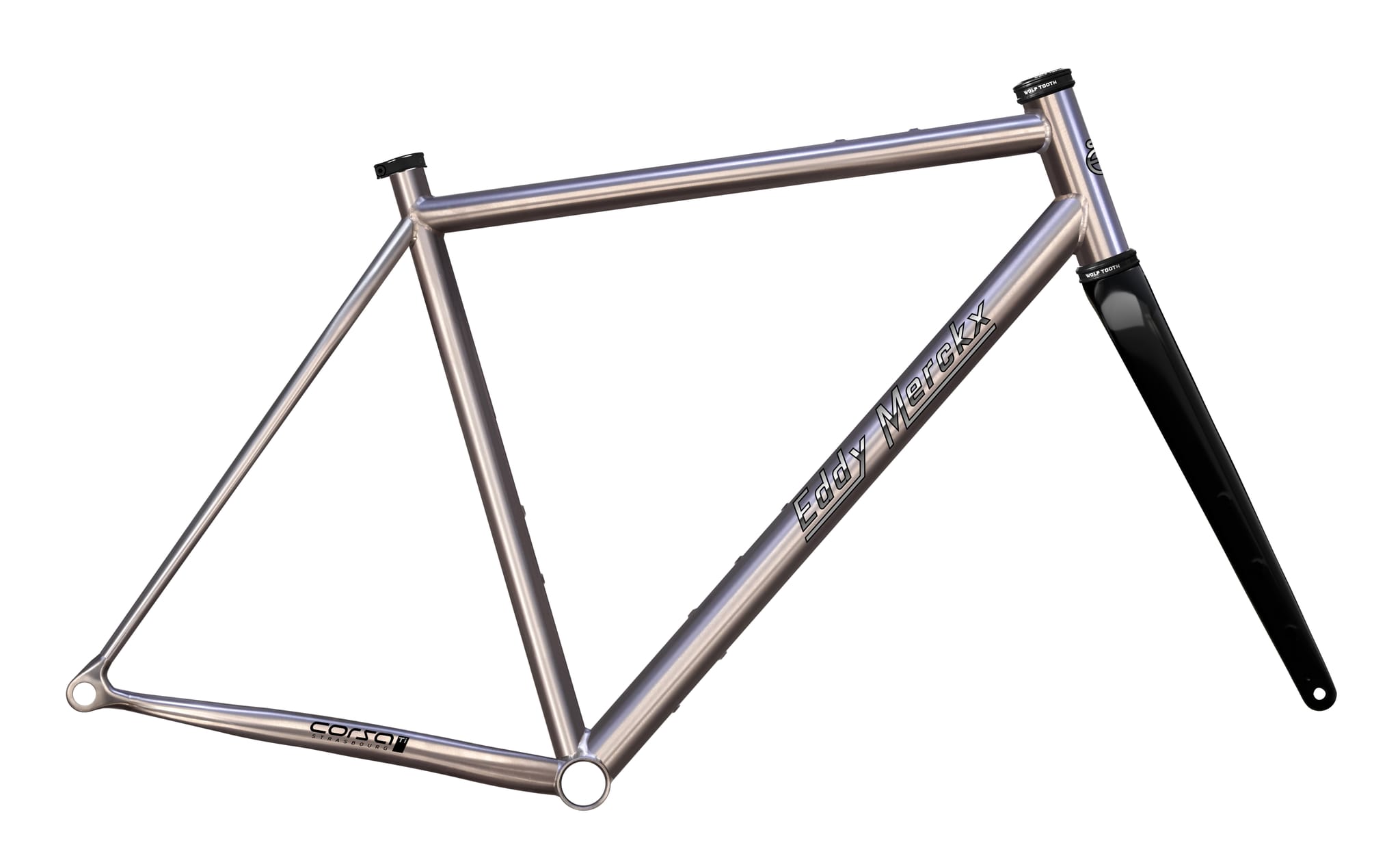 プレコ！〖№374〗その① SILVER925 ダブルクロスpaveルビー Pévèle Corsa Titanium PCT01A(S) | Eddy Merckx
