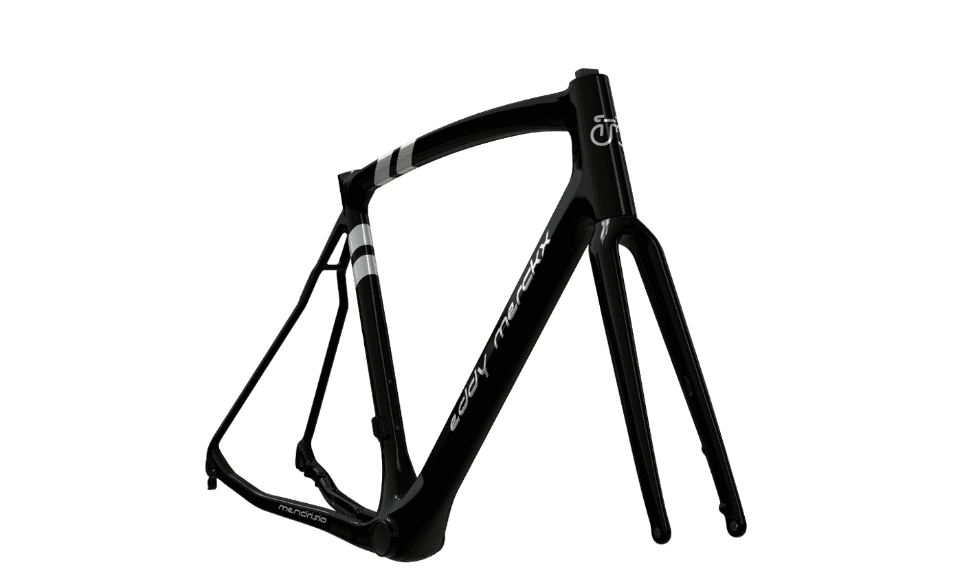 ブラック　カーボン eddy ロードバイクフレーム merckx