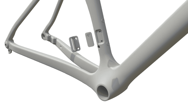 Removable front derailleur clamp