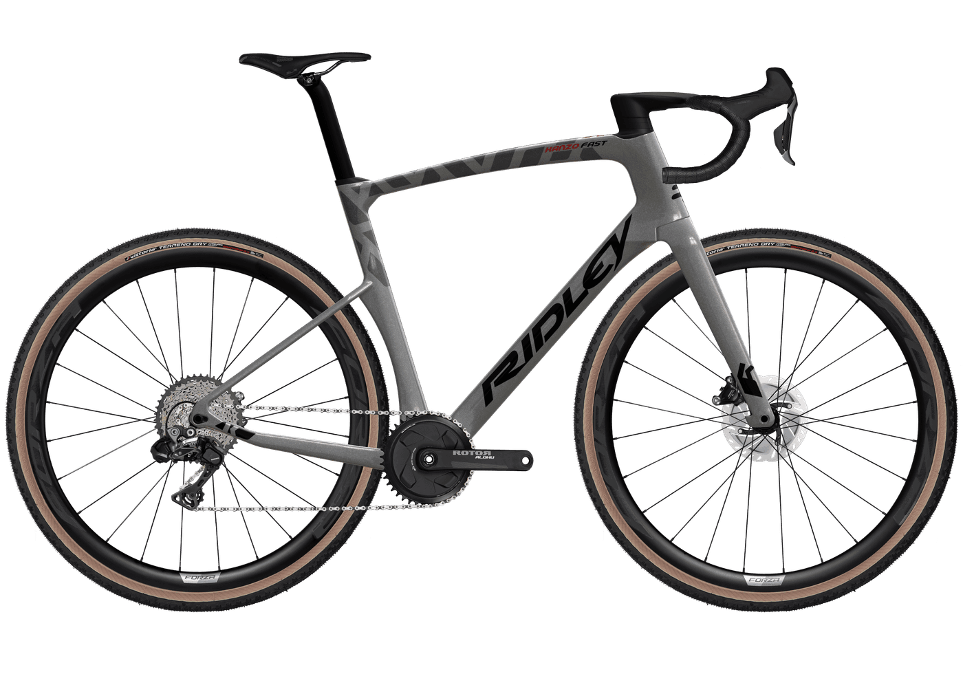 自転車本体 RIDLEY KANZO FAST GRX Di2 XS Ridley Kanzo Fast GRX Di2 Classified - Metallic Empress Grey
